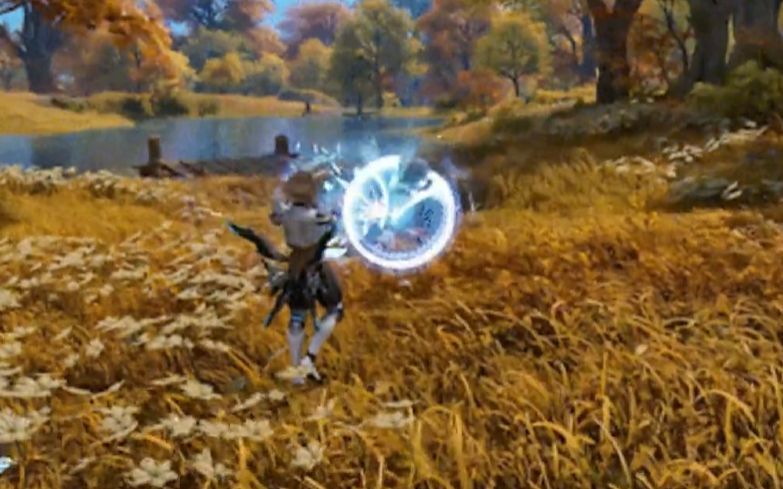 孙膑逆流之时皮肤技能释放瞬间，蓝色粒子特效绚丽夺目