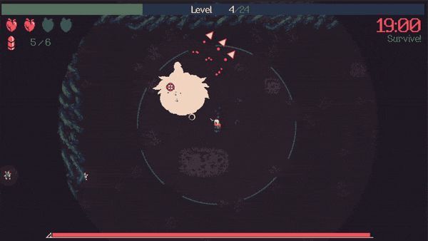 Boss召唤随从的战斗动画，场景激烈，特效华丽