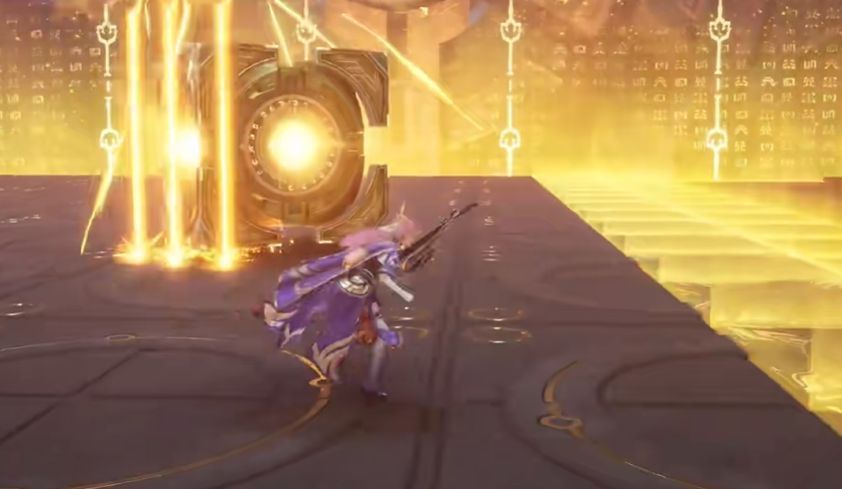 迦罗角色立绘展示，身穿破魔之箭皮肤造型，手持长弓，眼神坚定