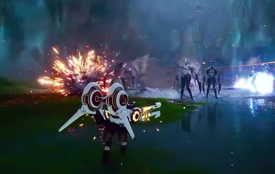 手环系统最终形态展示，多角色协同与外形切换效果