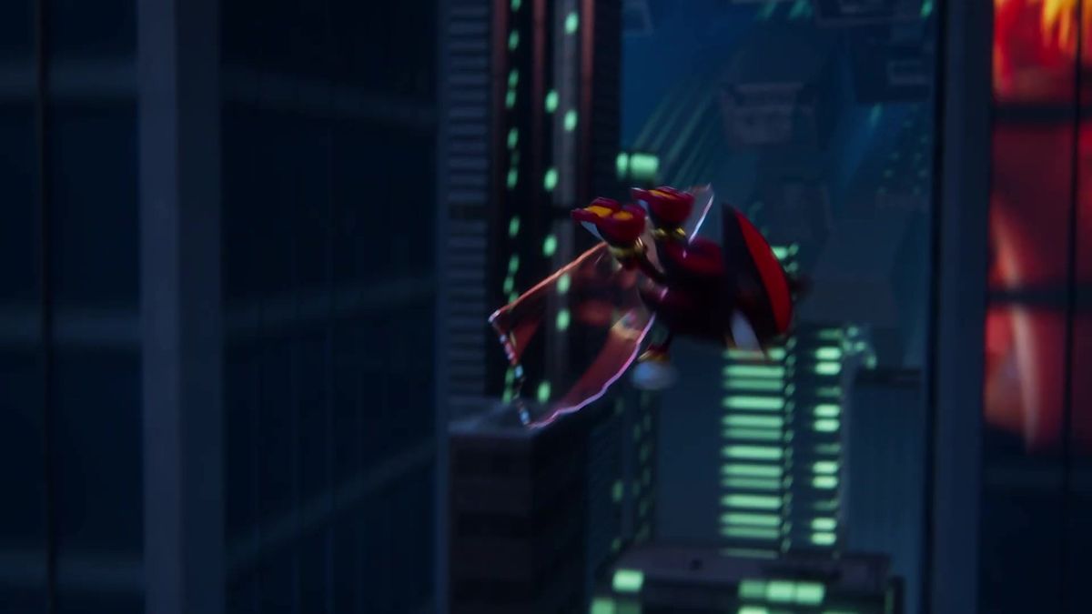 夏特释放末日之力，周身环绕红色能量光环