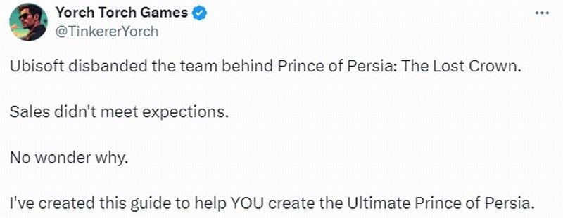 《波斯王子：失落的王冠》游戏场景，主角在古老遗迹中攀爬