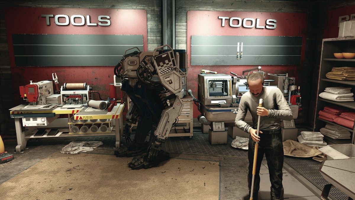 Mod展示NPC在城市中行走并执行日常任务的游戏画面