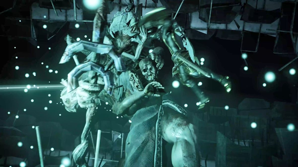 角色施展技能的瞬间，华丽特效与战斗动作完美结合