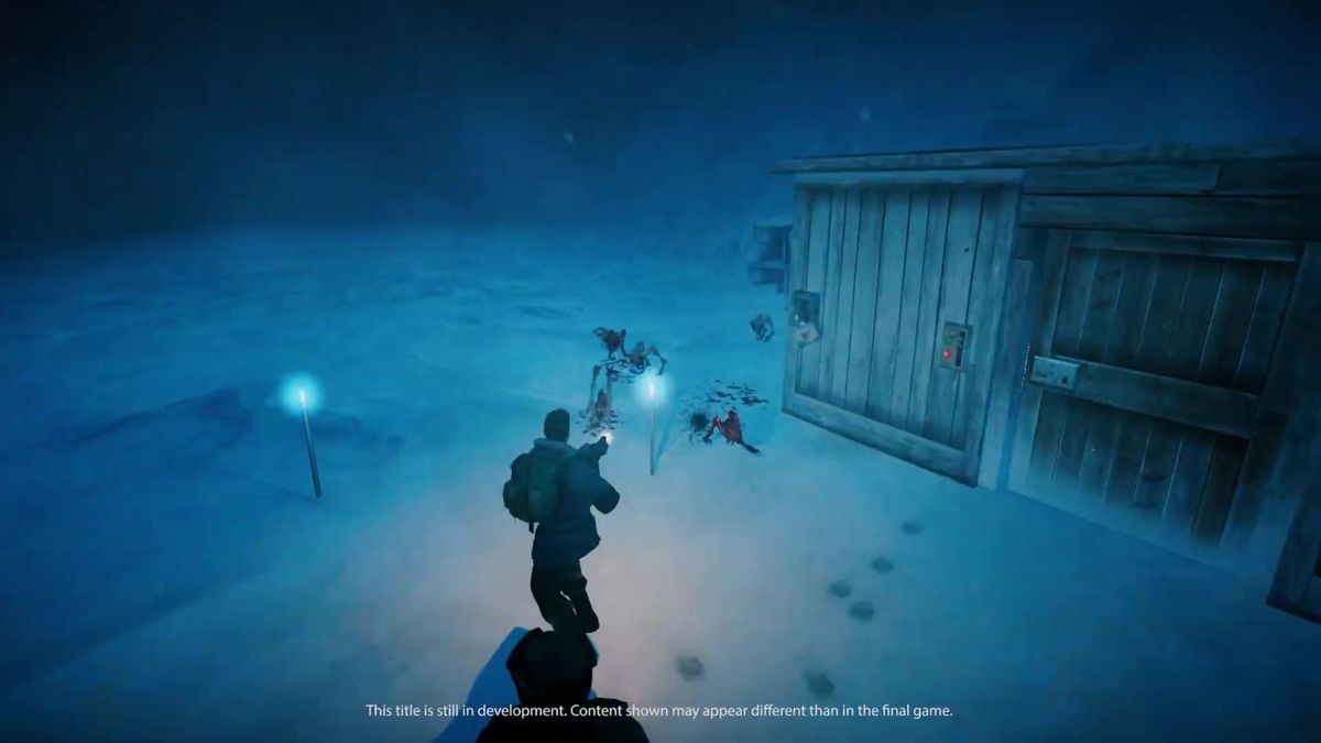 怪物形态扭曲，细节刻画更加恐怖逼真