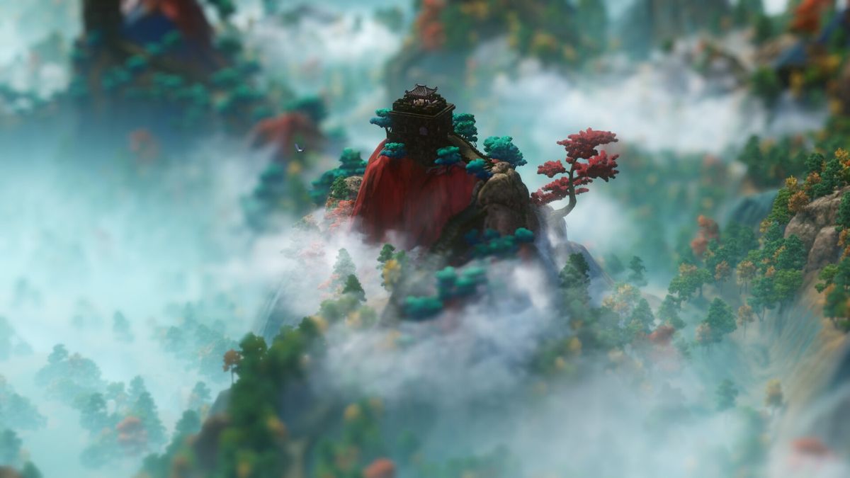 建筑群全景俯瞰视角，布局合理，结构清晰