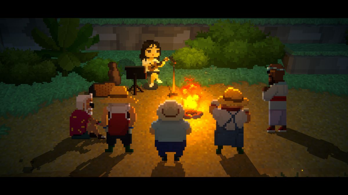 mxmtoon在班乔寿司店欣赏料理并表演迷你音乐会的场景