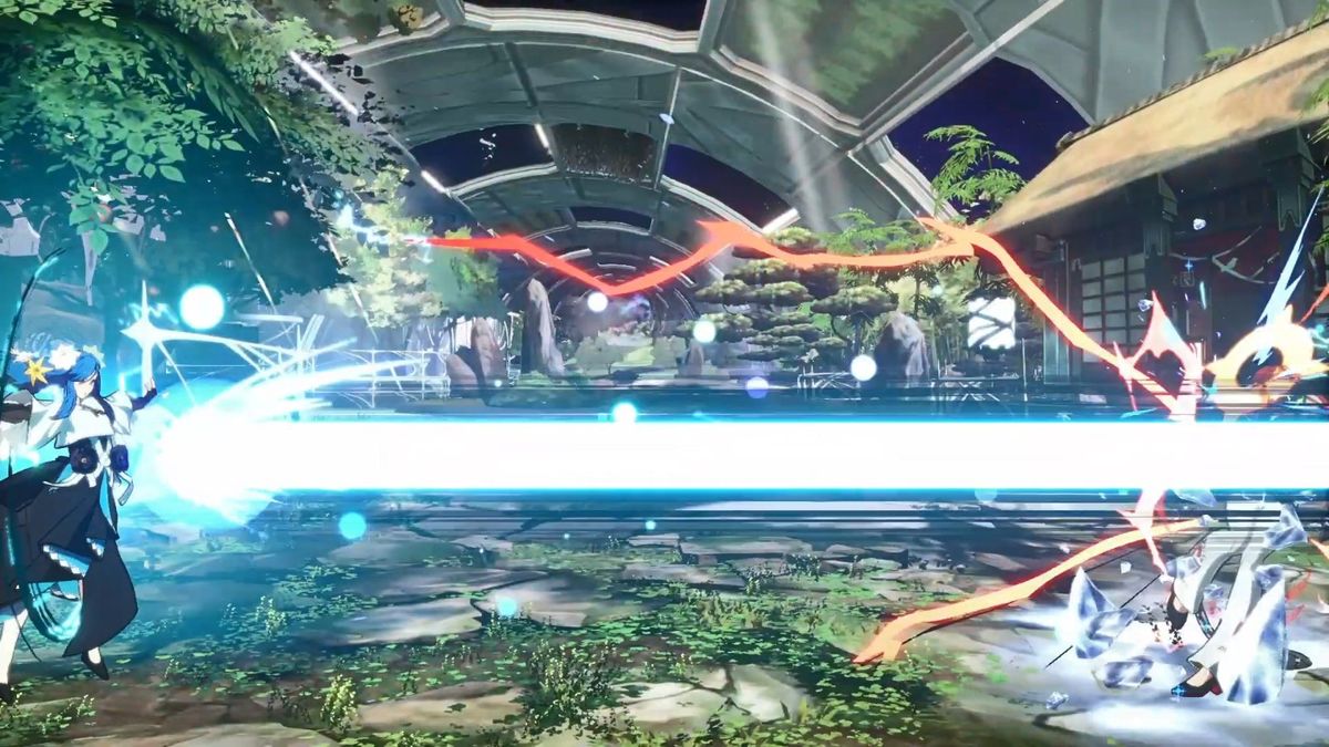 蒂姬地面战斗画面，动作精准、节奏明快