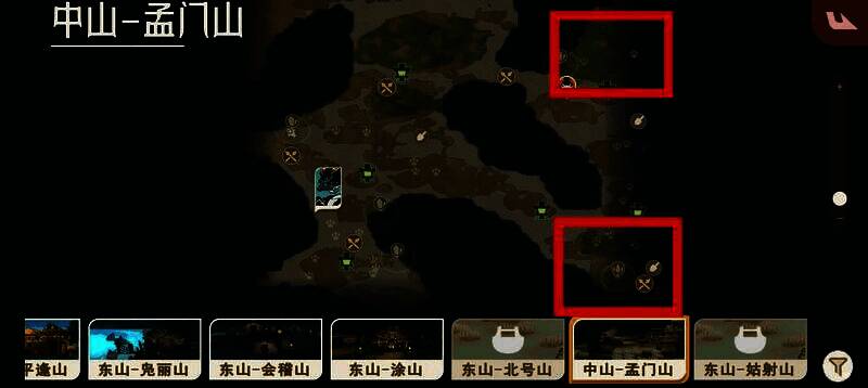 孟門山濕地地形圖，標示出龍蚳的潛在刷新區域