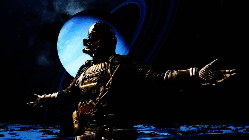 贝塞斯达多款游戏封面展示，包括《上古卷轴》《辐射》与《星空》