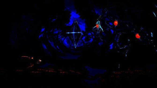 游戏地图一角，展示复杂的地形结构与隐藏路径