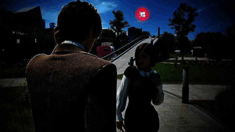 游戏界面展示，界面左侧为城市建造选项，右侧为角色互动菜单