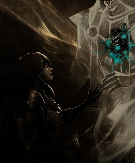 副本内装备掉落画面，装备图标闪耀金色光芒