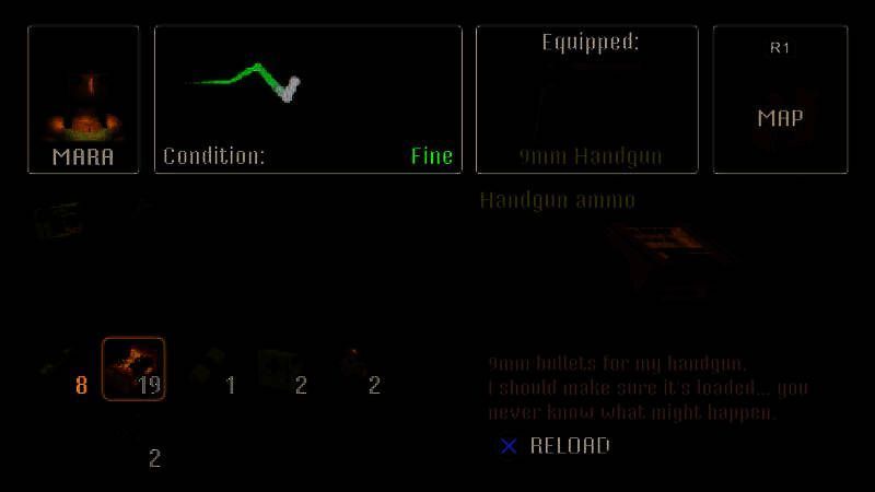 游戏实机截图，展示游戏中的恐怖敌人与惊悚场景