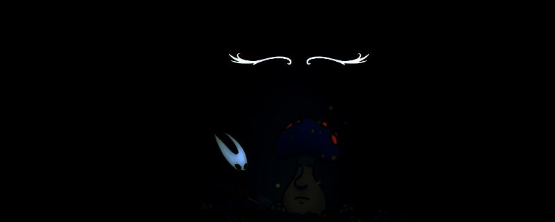 空洞骑士丝之歌中角色在神秘场景中探索的画面，背景充满奇幻风格的建筑与光影效果