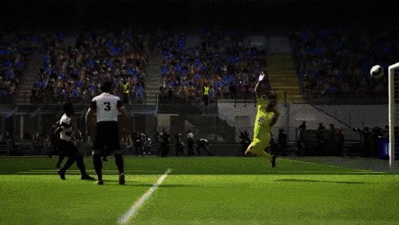 马特乌斯在禁区边缘内切射门，皮球划出弧线入网