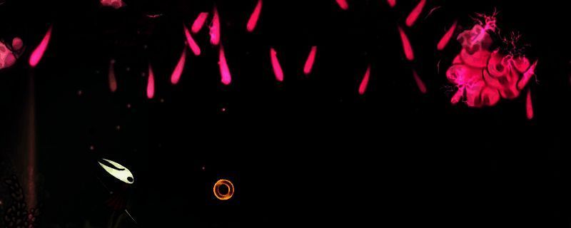 《空洞骑士：丝之歌》中隐藏BOSS伏特维姆的战斗场景，玩家与BOSS在沙丘环境中激烈对抗