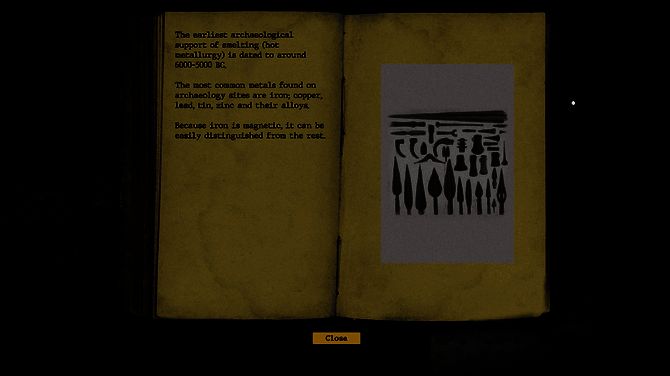 游戏内恐怖场景截图，昏暗光线下的神秘符号与诡异影像浮现