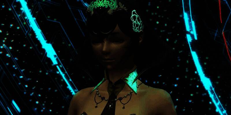 《最终幻想14》7.0版本《金曦之遗辉》游戏场景展示，角色在金色光芒笼罩下战斗