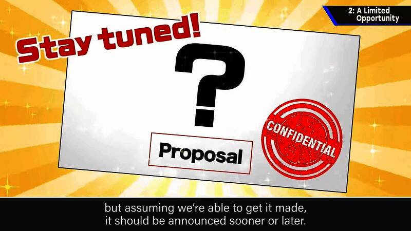 樱井政博在YouTube频道发布的视频画面，身穿标志性服装面对镜头讲话