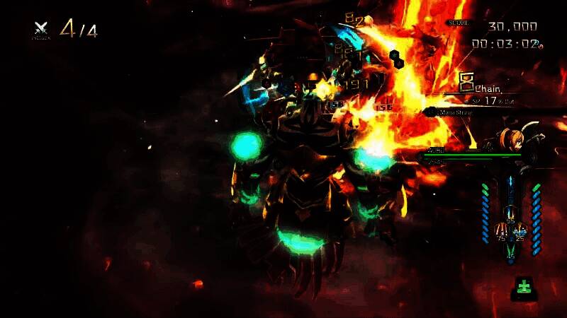 合作模式中防御同步演示，双人完美防御瞬间触发特效