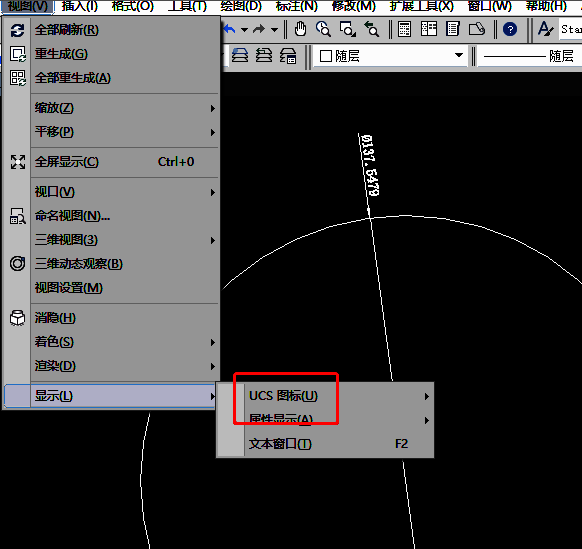 UCS图标设置界面，选项明确