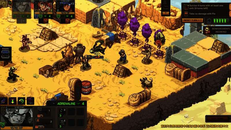 Boss战场景宏大，角色与巨型敌人正面对决