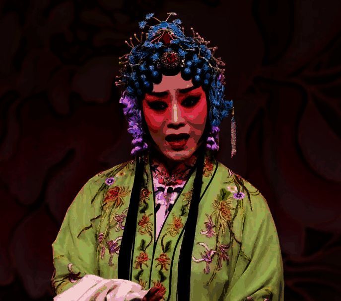 程派代表剧目海报合集，展示《锁麟囊》《春闺梦》《荒山泪》《文姬归汉》等经典作品