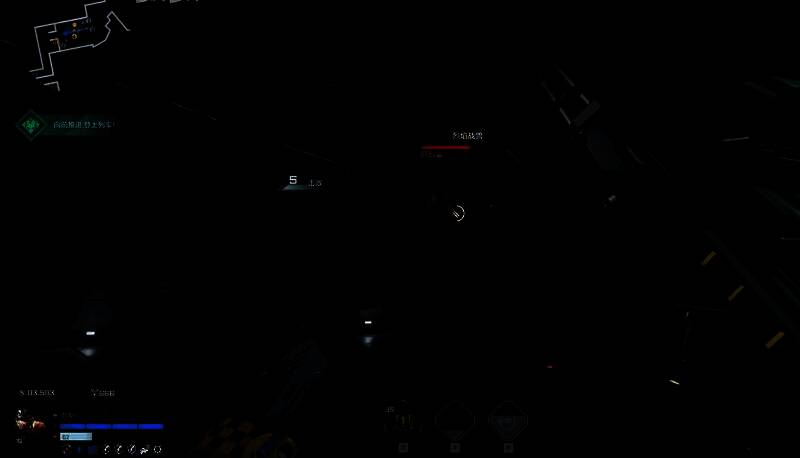 角色使用位移技能快速穿越地图，周围有小怪被击倒特效