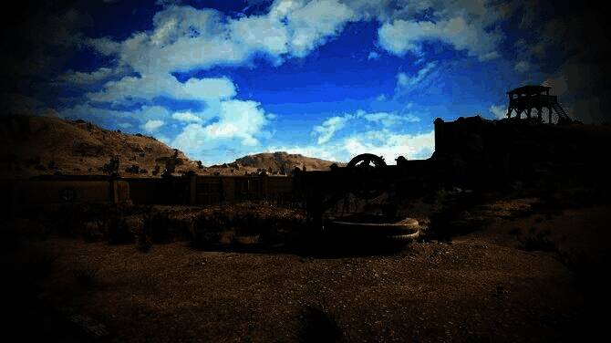 游戏场景对比图，展示MOD对初代场景的还原程度