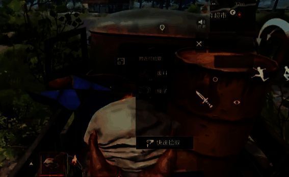 灯塔内部结构示意图，包含分解机位置和视野视角