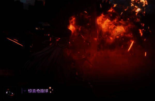 刘易斯投掷火球，火焰冲击Boss，特效震撼