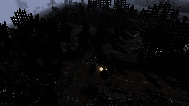 玩家操控的军团单位在高空中俯视战场，指挥部队展开攻击