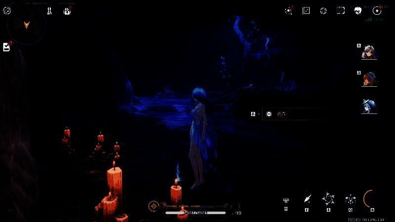 点位②实地蓝光石龛