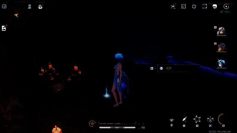 点位④实地蓝光石龛