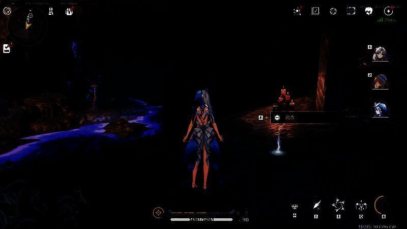 点位⑥实地蓝光石龛