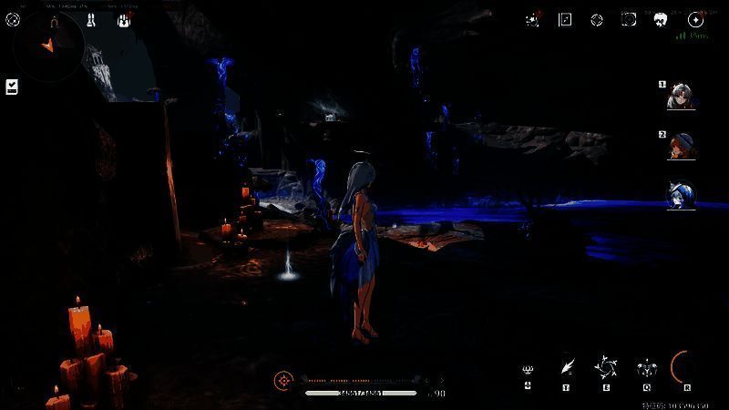 点位⑩实地蓝光石龛