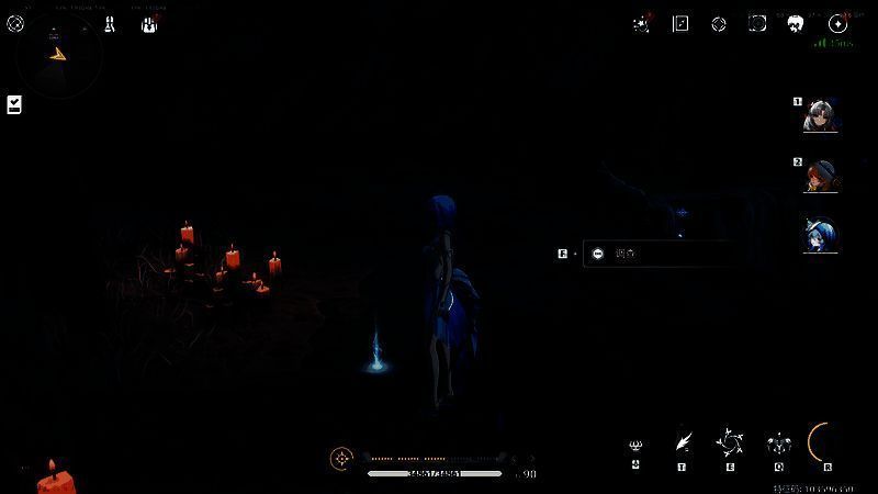 点位⑪实地蓝光石龛