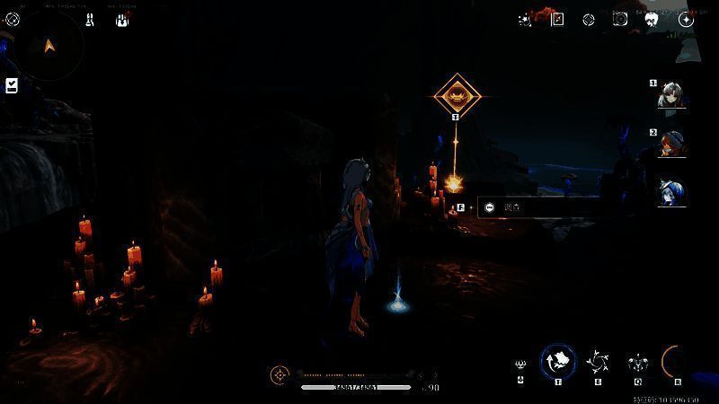 点位⑫实地蓝光石龛