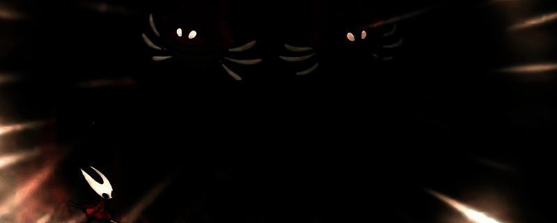 《空洞骑士：丝之歌》中玩家与巨型螺蝇BOSS激战的场景，两名BOSS交替钻地攻击，角色灵活躲避并反击