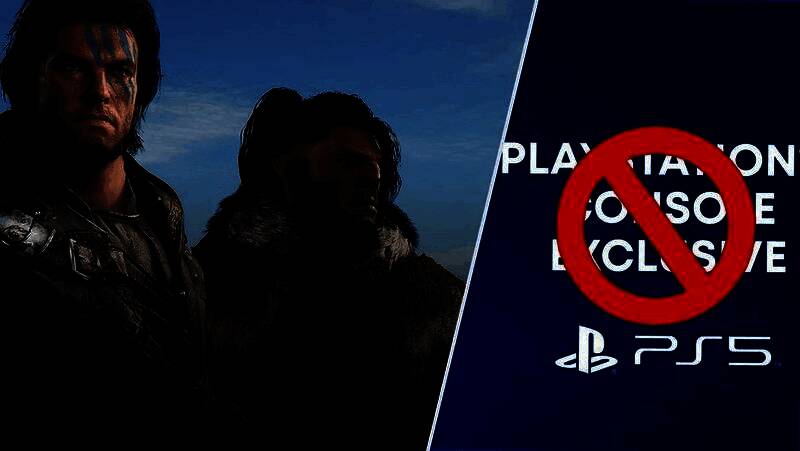 《红色沙漠》游戏场景画面，角色在沙漠中骑马疾驰，背景为壮丽的落日景象