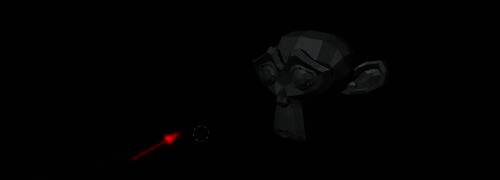 Blender视图中游标已回到世界原点的界面展示