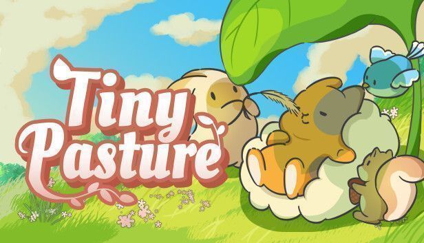 《动物栏：桌面牧场》游戏界面展示，屏幕底部排列着可爱的小动物