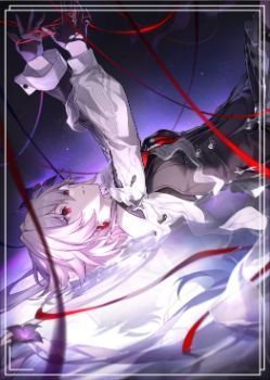 光锥‘让告别，更美一些’展示图，背景为暗色调花瓣飘落，凸显哀伤美学