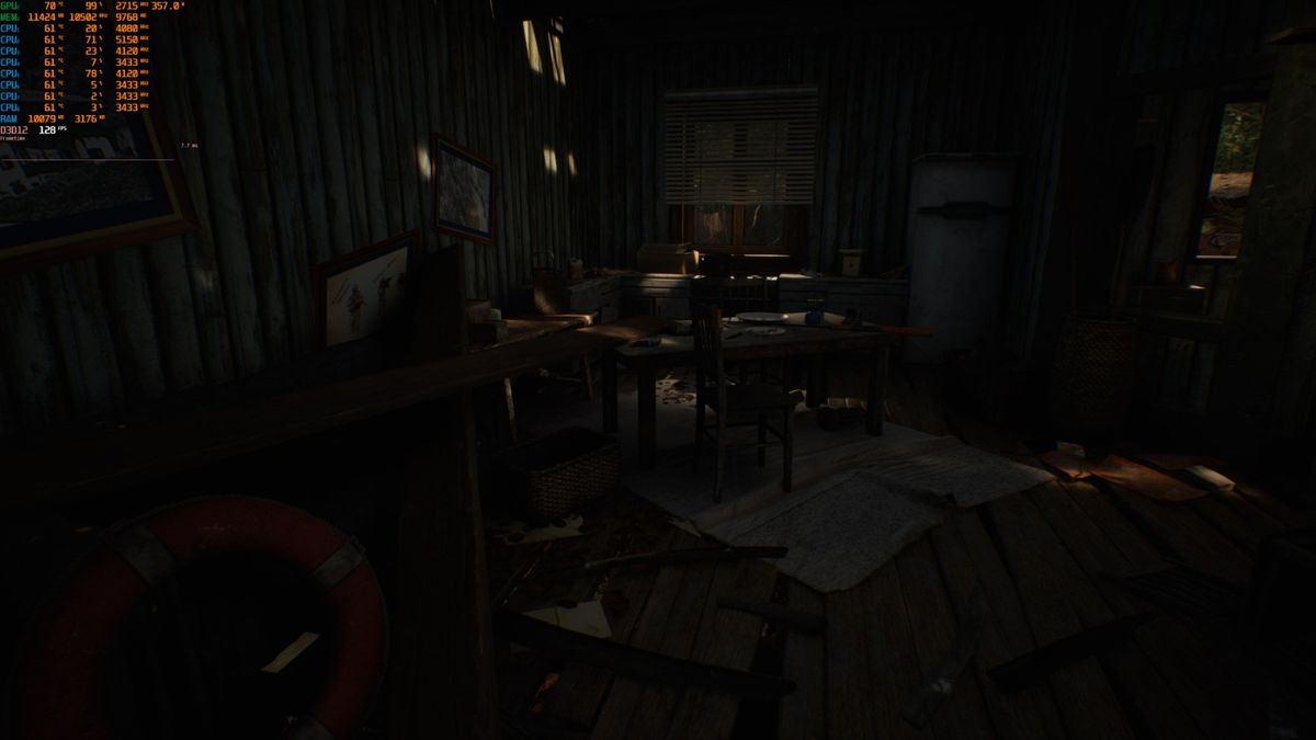 硬件Lumen开启前后对比图，上方为软件Lumen，下方为硬件Lumen，可见阴影更柔和、细节更丰富