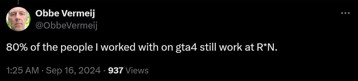 R星前资深开发者Obbe Vermeij公开谈论GTA6开发团队构成，背景为GTA系列经典城市景观