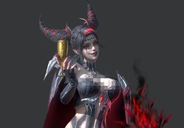 骨语女士施放范围法术的战斗画面，火焰能量环绕四周，小怪被炸飞