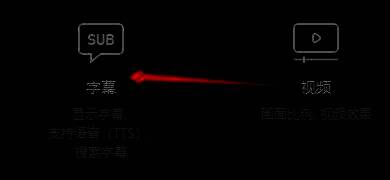 GOMPlayer设置窗口中的字幕选项被高亮选中