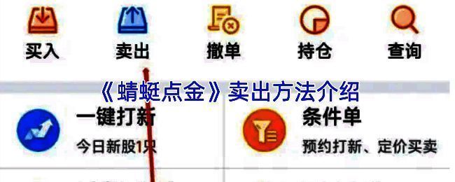 蜻蜓点金APP基金卖出功能界面展示，页面清晰标注卖出选项及操作提示