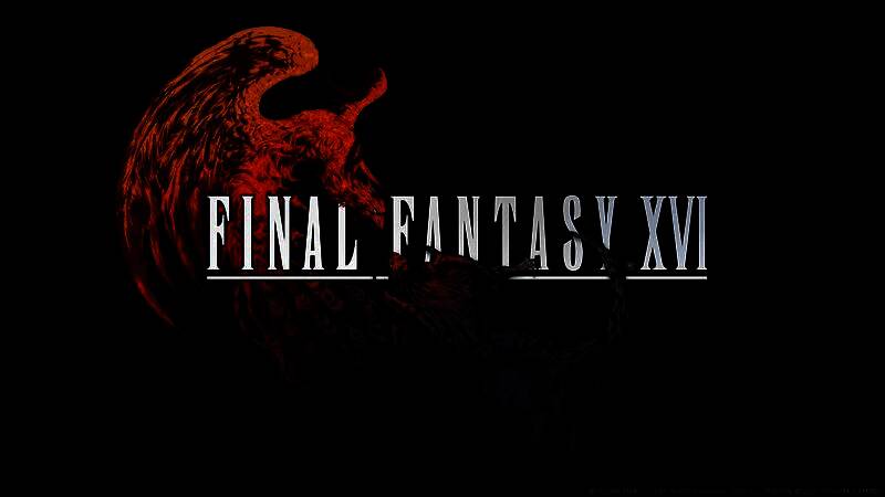 《最终幻想16》PC版游戏画面截图，展示华丽的魔法战斗特效与细腻的角色建模